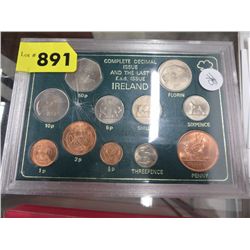 1975 Complete decimal issue of Ireland