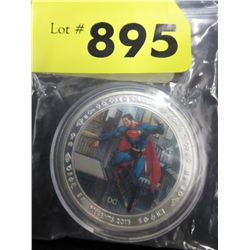 2013 CDN .50 cent Superman coin