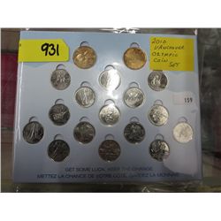 2010 Vancouver Olympic coin set