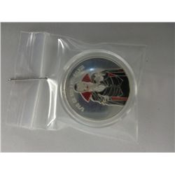2014 Colourized Count Dracula .999 silver round