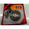 Image 1 : Brand new 2-sided mechanical skeleton pocket watch