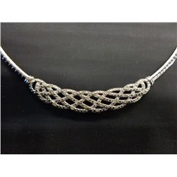 25 diamonds!! Intertwining twist necklace