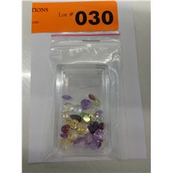 25 CTW of assorted top quality loose gemstones