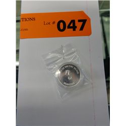 .999 fine silver "Seahorse" round
