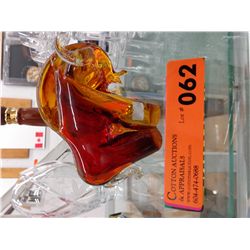 Vintage Italian art glass bull
