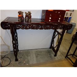 Table w/ Mother-of-Pearl inlay - Oriental motif
