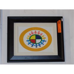 Framed & matted print