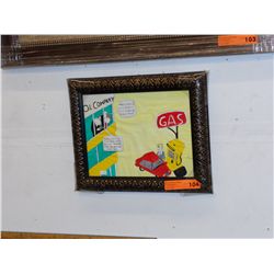 Modern folk art signed Drewlo