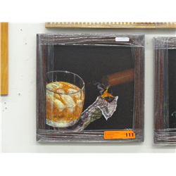 Framed print "Money to Burn" by M. Godard