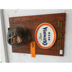 3D Olympia beer sign