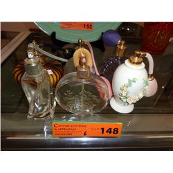 6 Perfume bottles - Assorted