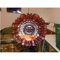 Fenton carnival glass bowl