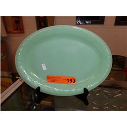 Vintage Fire King jadeite glass platter