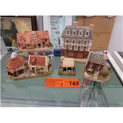 5 "Lilliput Lane" hand painted collectibles