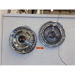 4 Hubcaps - 1 SS, 3 Chevy