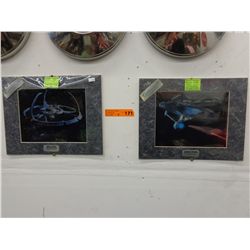 Collectors Edition - 2 Star Trek chromium prints