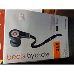 Earbud headphones with control talk  - black