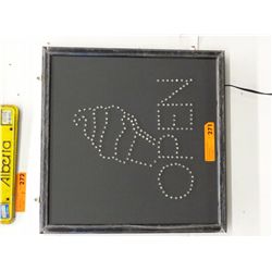 Electric Open sign with ice cream motif