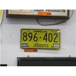 2 Alberta Commercial license plate
