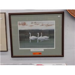 Signed limited edition Ronald Glowe print