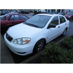2007 Toyota Corolla - White