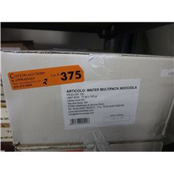 2 Cases of Italian wafer cookies