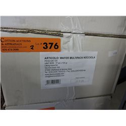 2 Cases of Italian wafer cookies