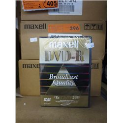 2 Cases of Maxell DVD-R discs