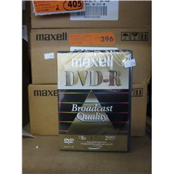 2 Cases of Maxell DVD-R discs