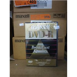 2 Cases of Maxell DVD-R discs