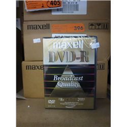 2 Cases of Maxell DVD-R discs