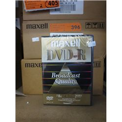 2 Cases of Maxell DVD-R discs