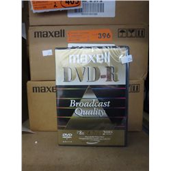 2 Cases of Maxell DVD-R discs