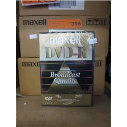 2 Cases of Maxell DVD-R discs