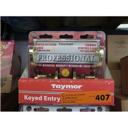 Case of new keyed exterior lever locks
