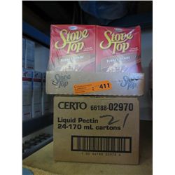 Case of Stove Top Stuffing & Liquid Pectin
