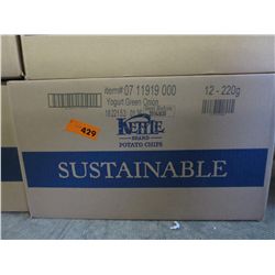 Case of Kettle Brand Yogurt Green Onion chips
