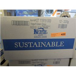 Case of Kettle Brand Yogurt Green Onion chips