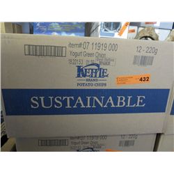 Case of Kettle Brand Yogurt Green Onion chips