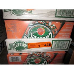 3 Cases of Perrier pink grapefruit beverage