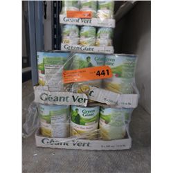 Case of Green cut wax beans