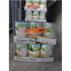Case of Green cut wax beans