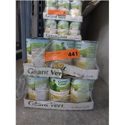 Case of Green cut wax beans