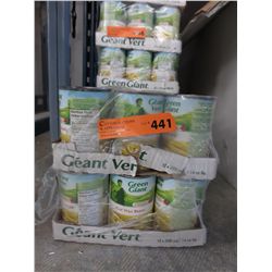 Case of Green cut wax beans