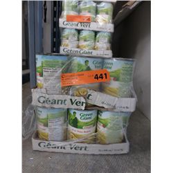 Case of Green cut wax beans