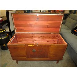 Vintage Lane cedar chest with legs