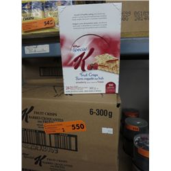 2 Cases of Special K Fruit crisps
