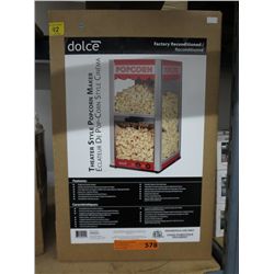 Theatre style popcorn maker