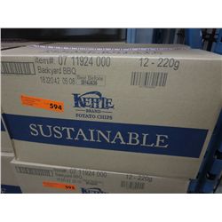 Case of Kettle Brand Barbecue chips