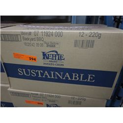Case of Kettle Brand Barbecue chips